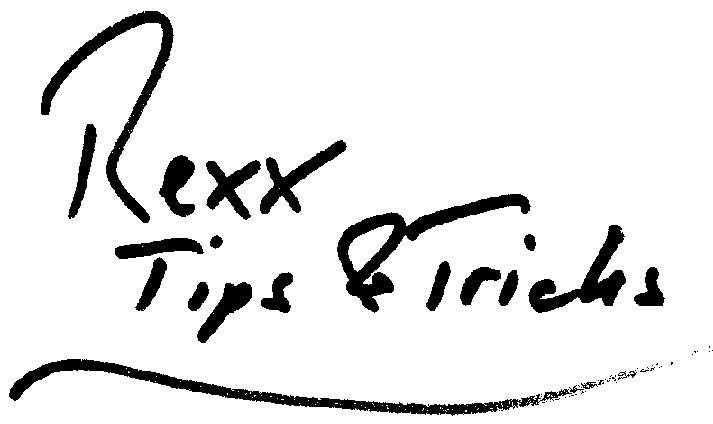 REXX TIps & Tricks